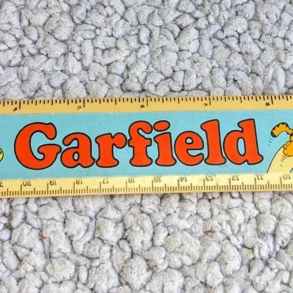 Vintage 1978 Garfield Ruler by Jim Davis, Retro Cartoon‎ Collectible